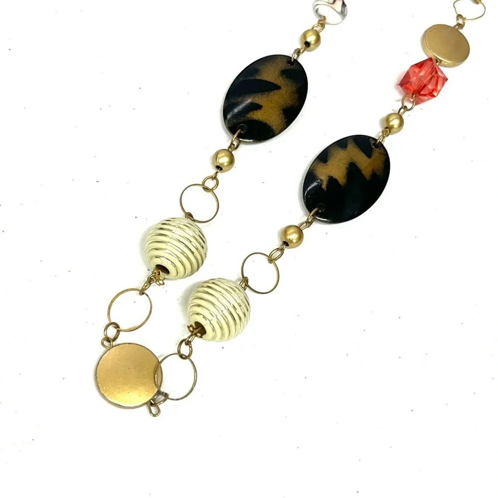 Victoria Leland Designs Gold and Black Women's Necklace - Picture 2 of 2